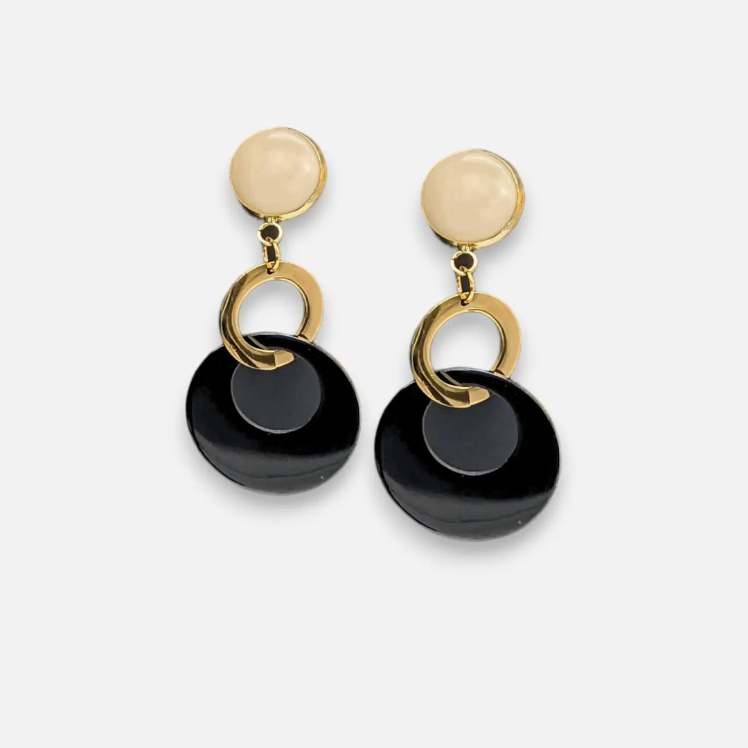 Beige Elegance Studs - Ohrstecker
