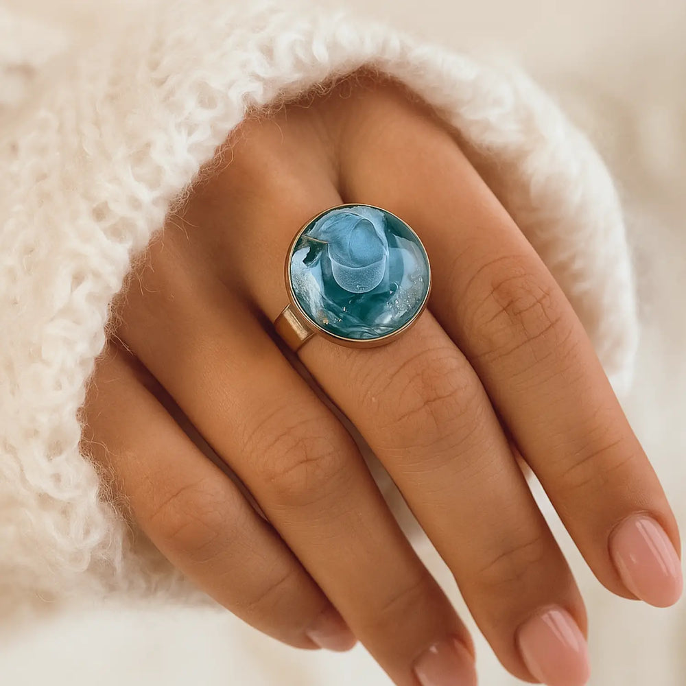 Blue Green Oasis - Unigröße (verstellbar)