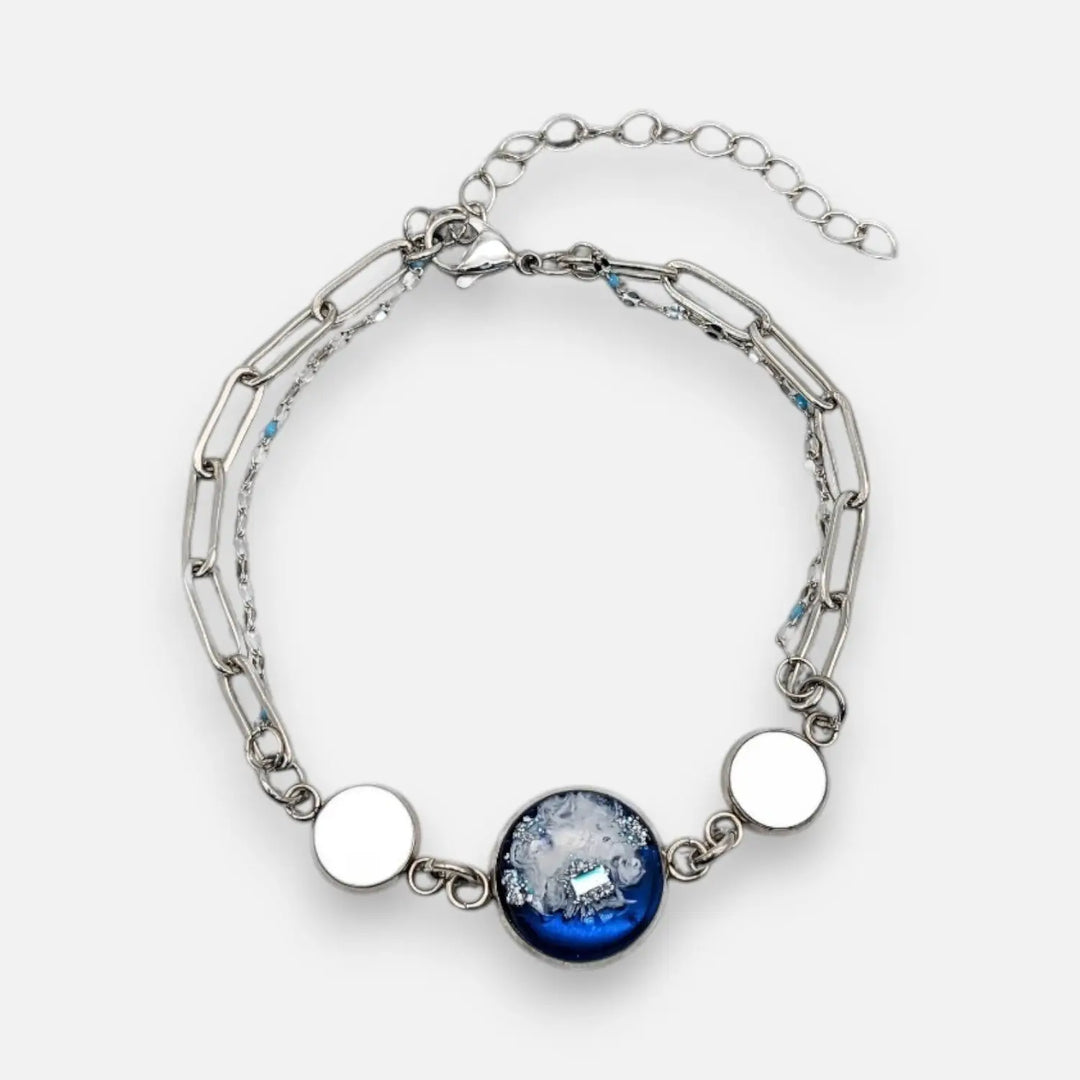 Deep Sea Layered Elegance - Double-Layer