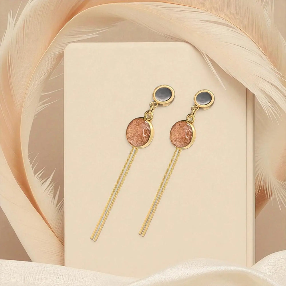 Earthy Quast Enamel - Ohrstecker