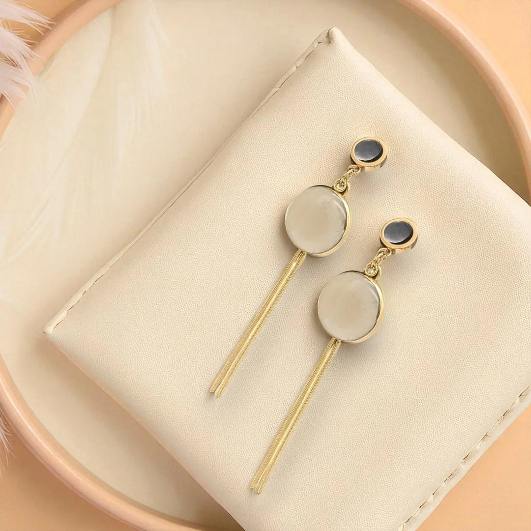 Elegant Tassel Enamel - Ohrstecker