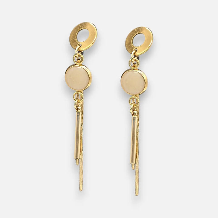 Golden Tassel Charm - Ohrstecker