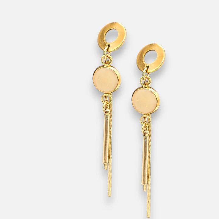 Golden Tassel Charm - Ohrstecker