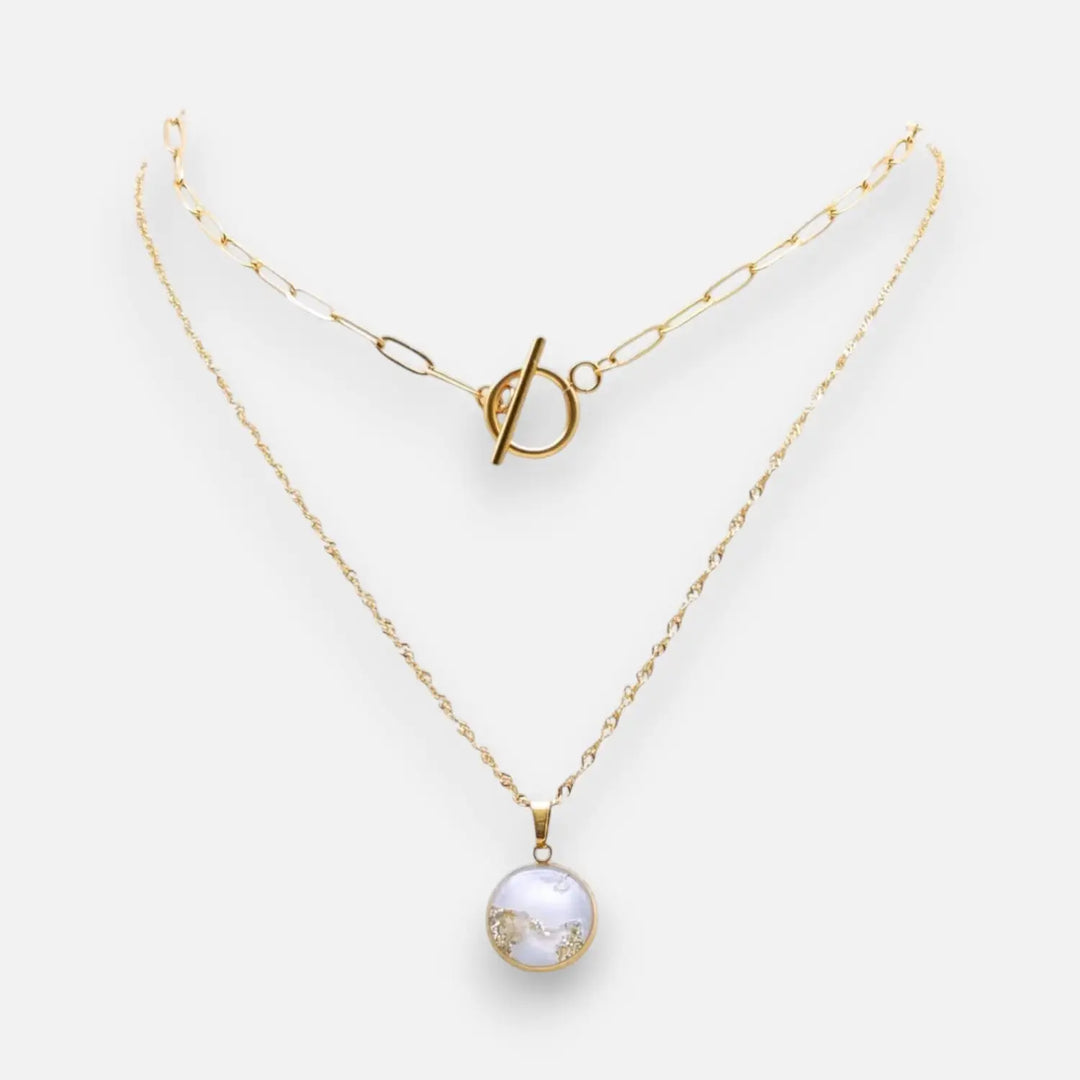 Golden Wave Prince of Wales Kette/Paperclip