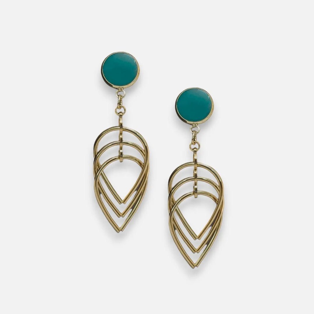 Green Elegance - Ohrstecker