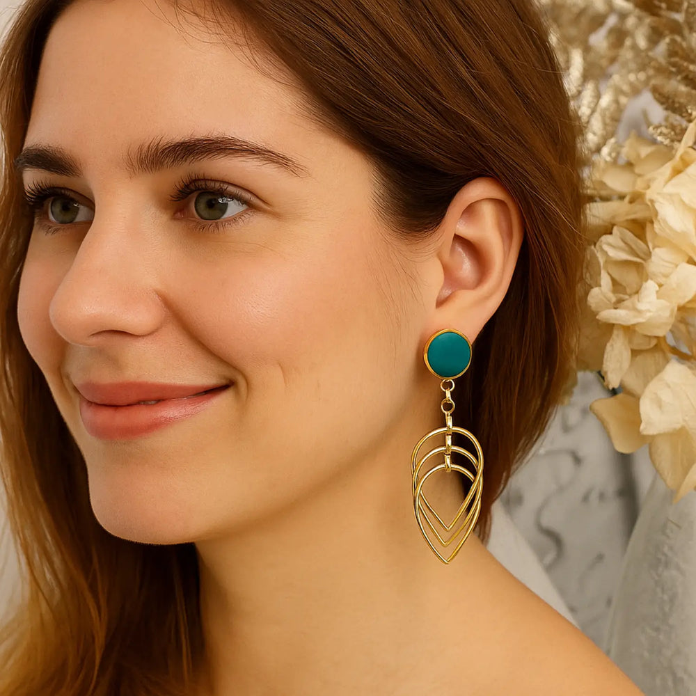 Green Elegance - Ohrstecker