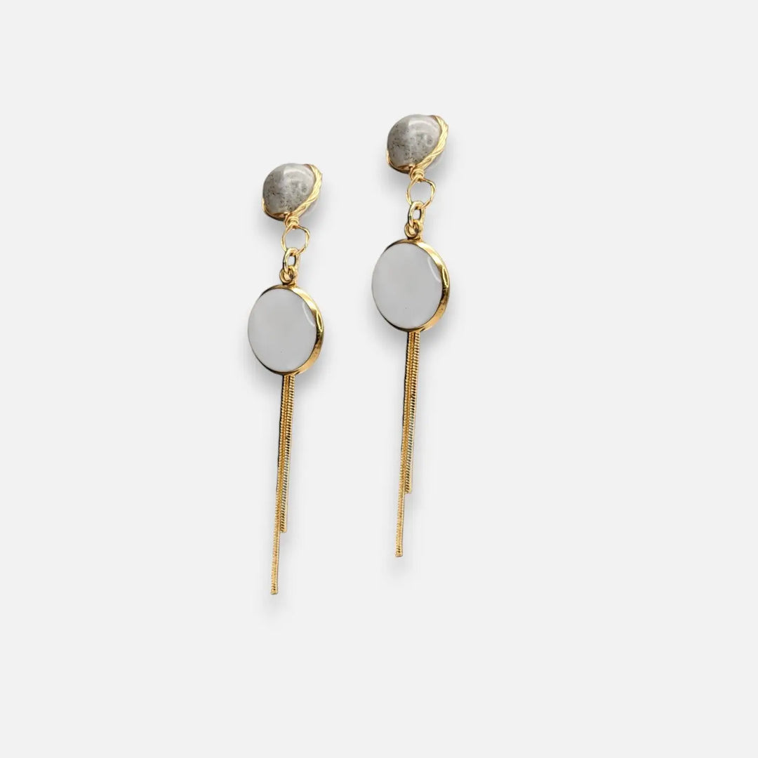 Natural Pearl Tassel Ohrstecker