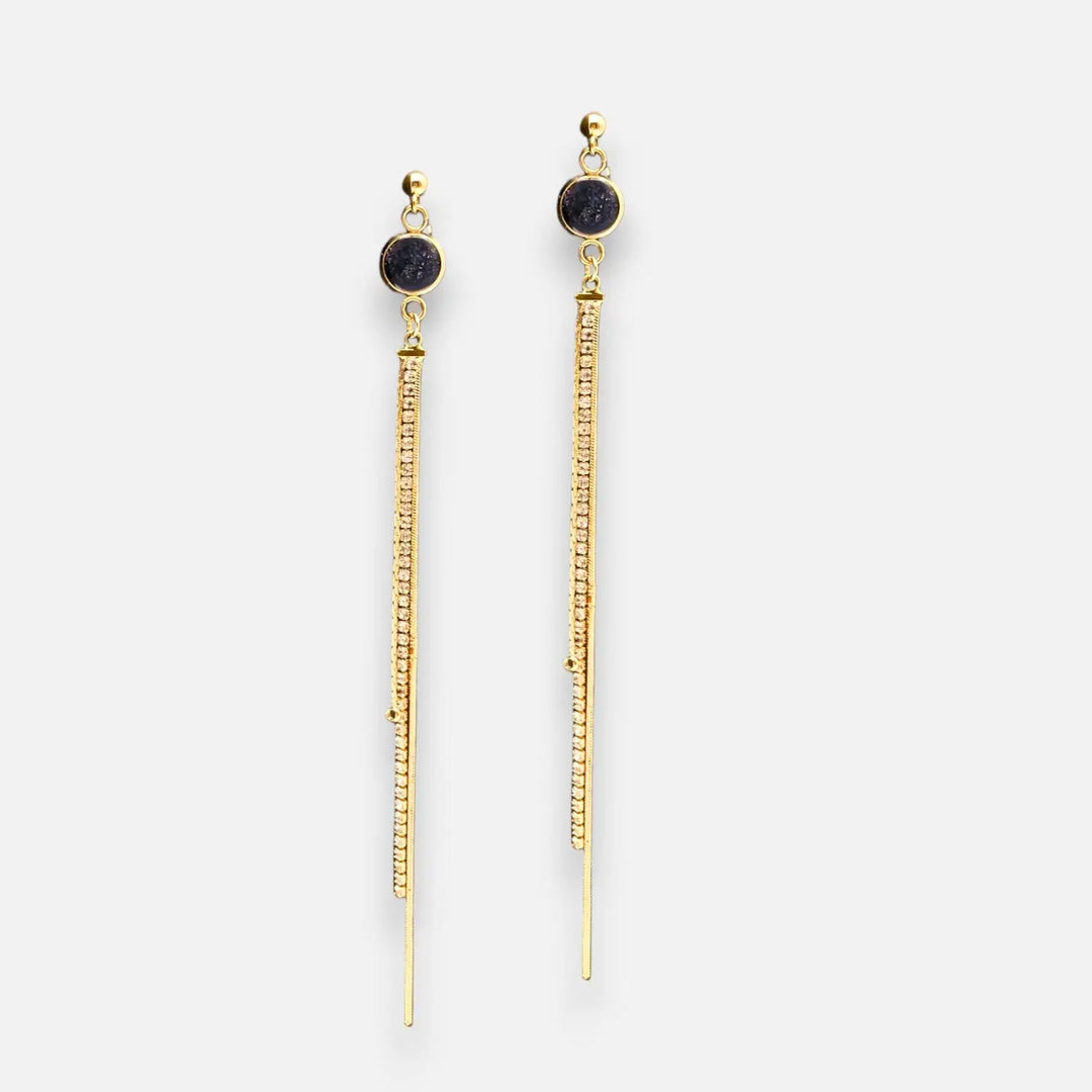 Pearl Cascade Elegance - Ohrstecker