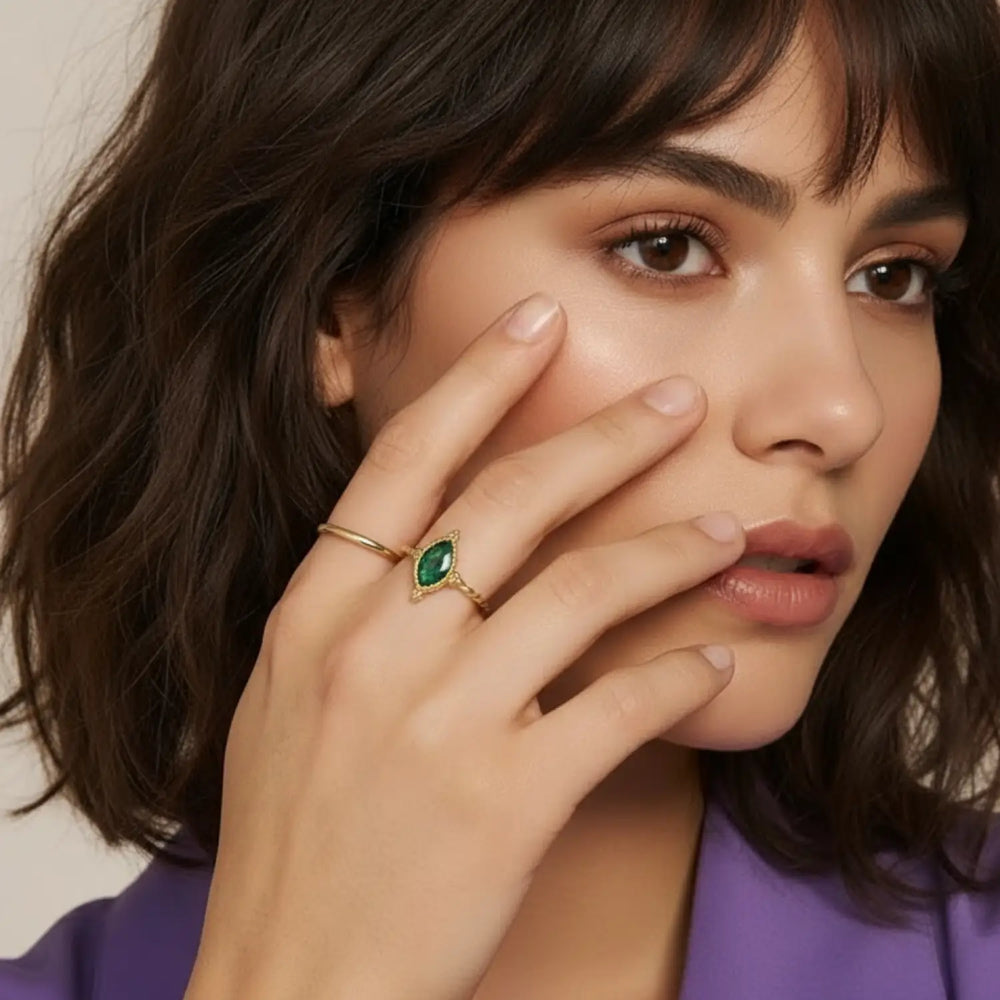 Pearl Dot Ring - Unigröße (verstellbar)