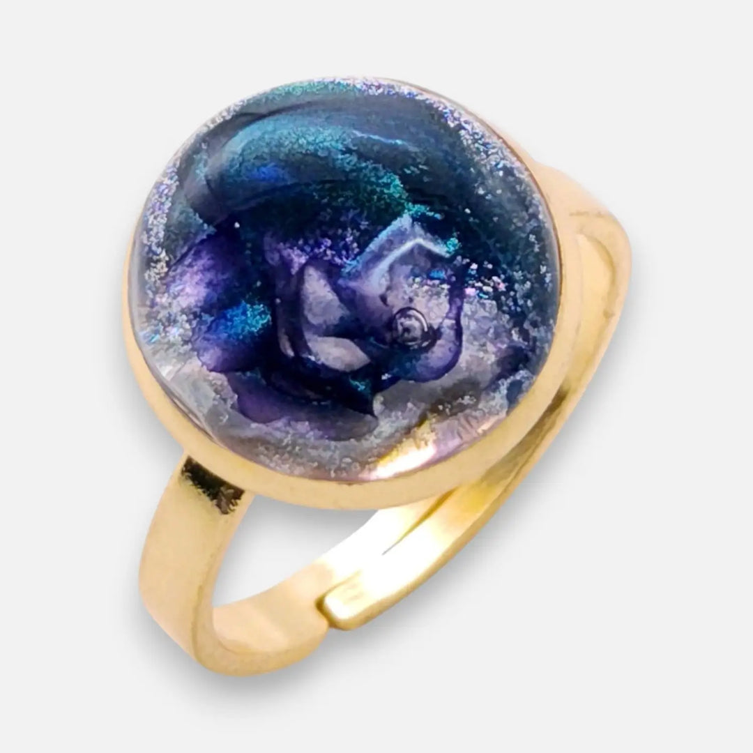 Pearl Shine Ring - Unigröße (verstellbar)