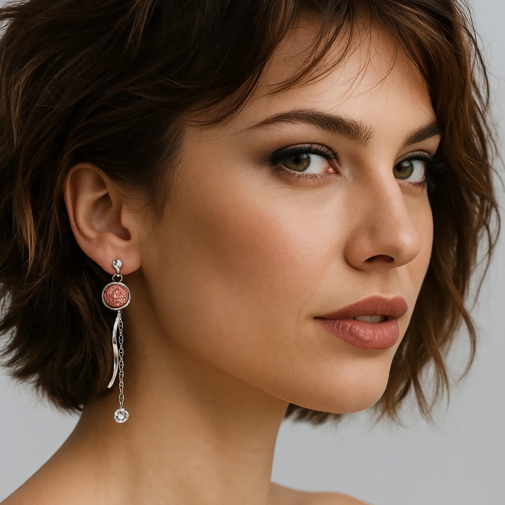 Rosy Twilight - Ohrstecker