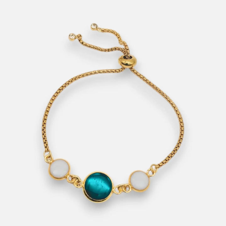 Sapphire Sparkle Chain - Venezianerkette