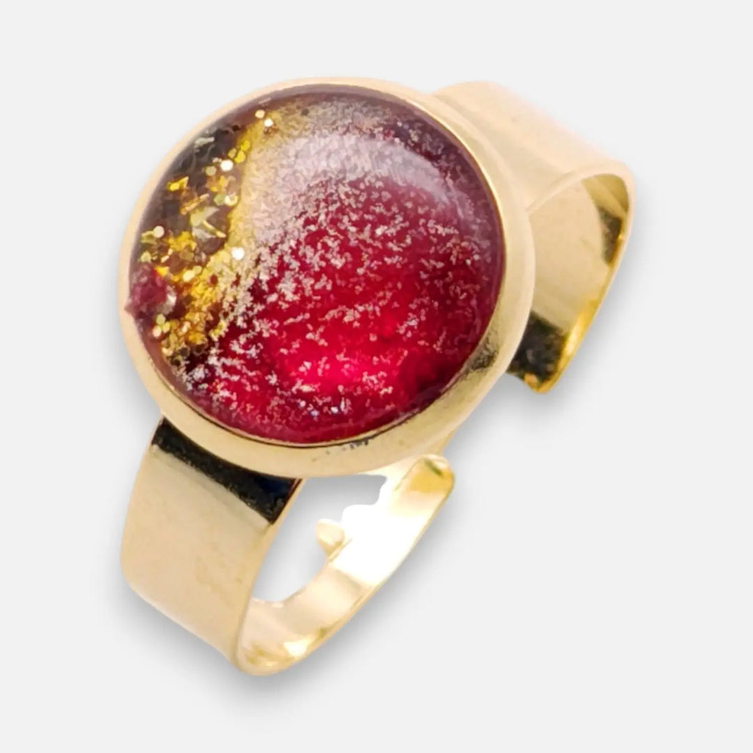 Scarlet Dot Ring - Unigröße (verstellbar)