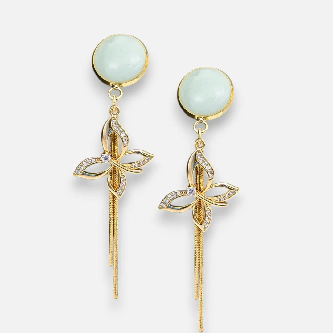 Serpentine Zirconia - Ohrstecker