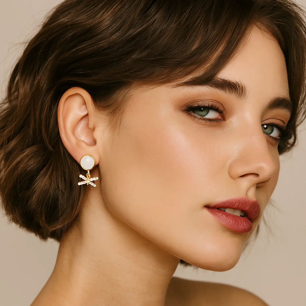 Shimmering Bow - Ohrstecker