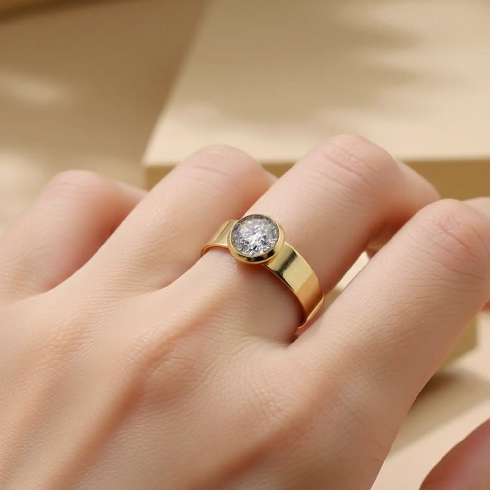 Silver Micro Ring - Unigröße (verstellbar)