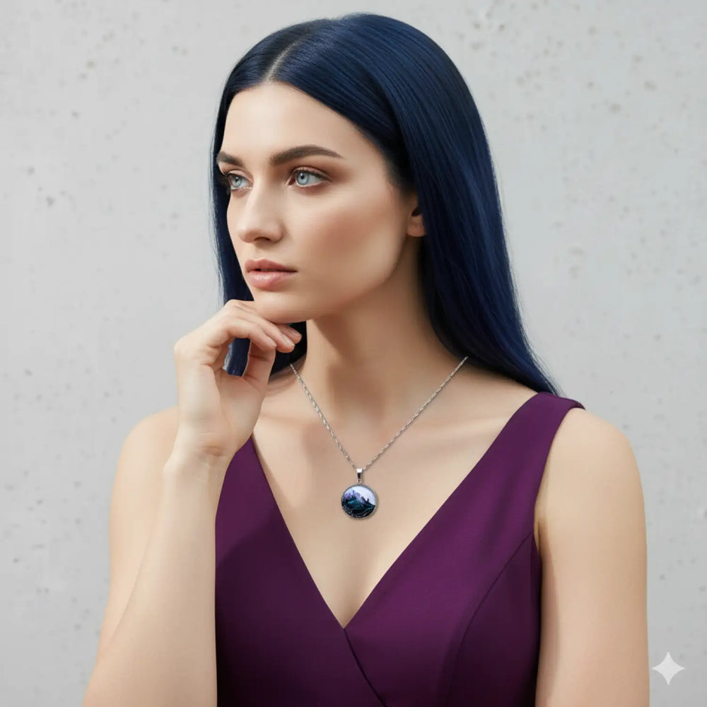 Silver Perlmutt - Prince of Wales-Kette