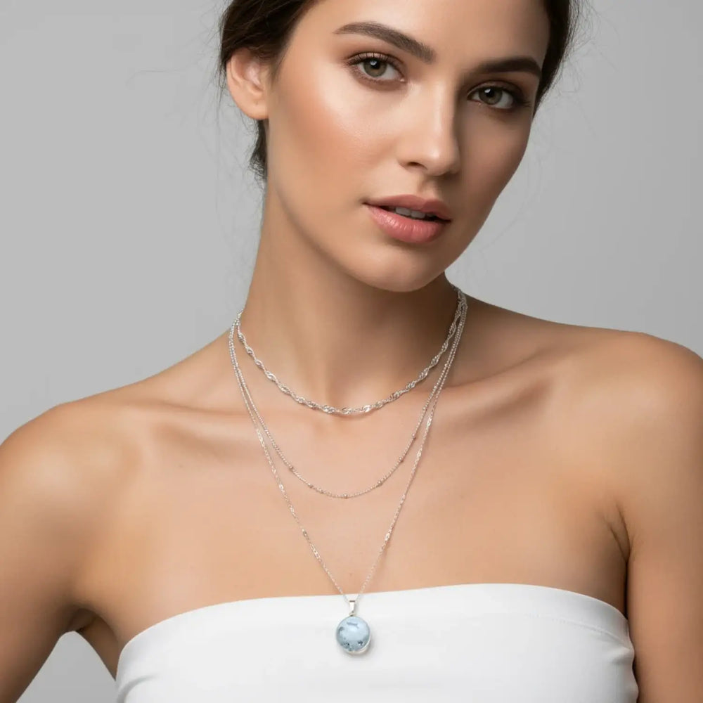 Starlight Trio - Prince of Wales-Kette/Anker/Satelliten-Kette