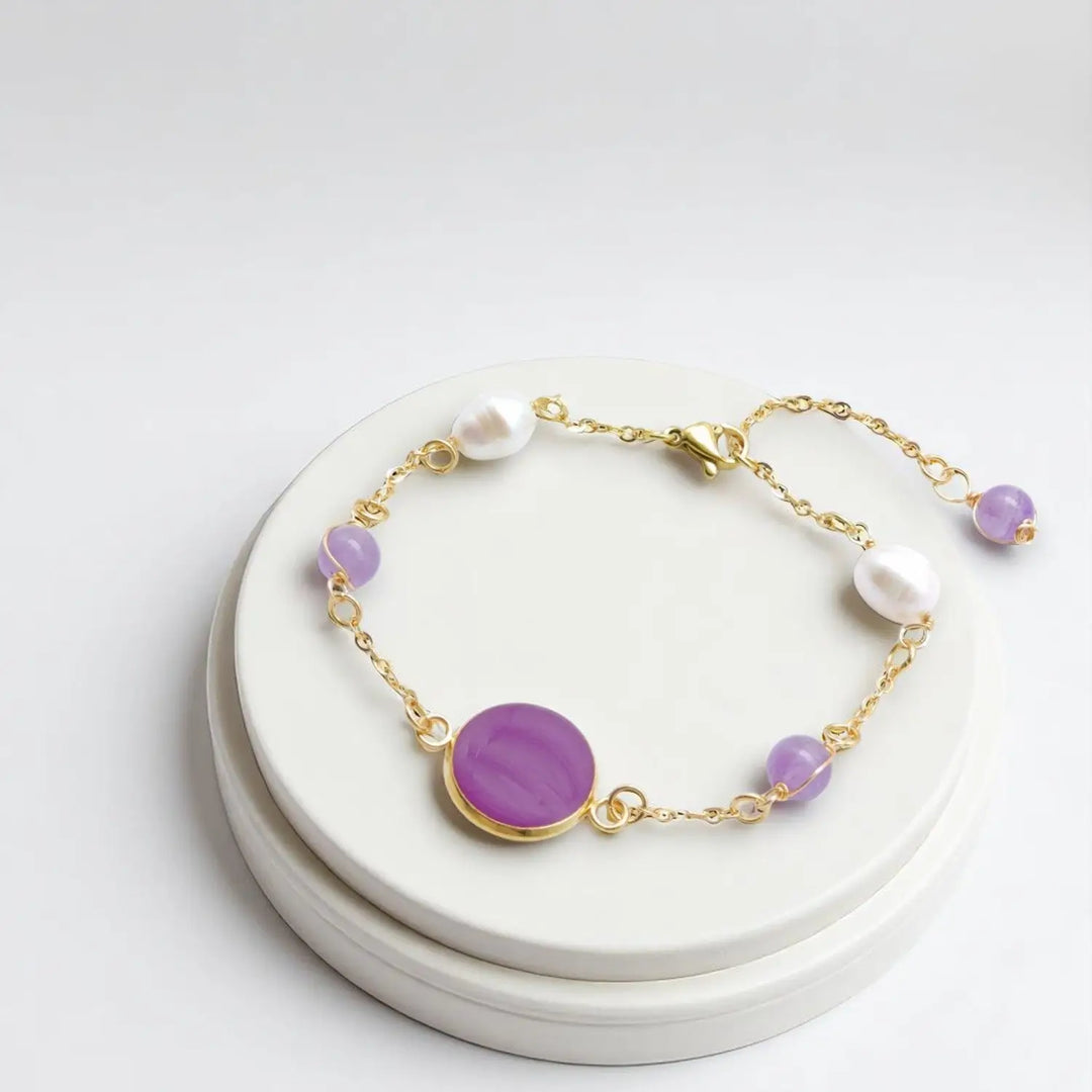 Amethyst Gem Chain - Ankerkette