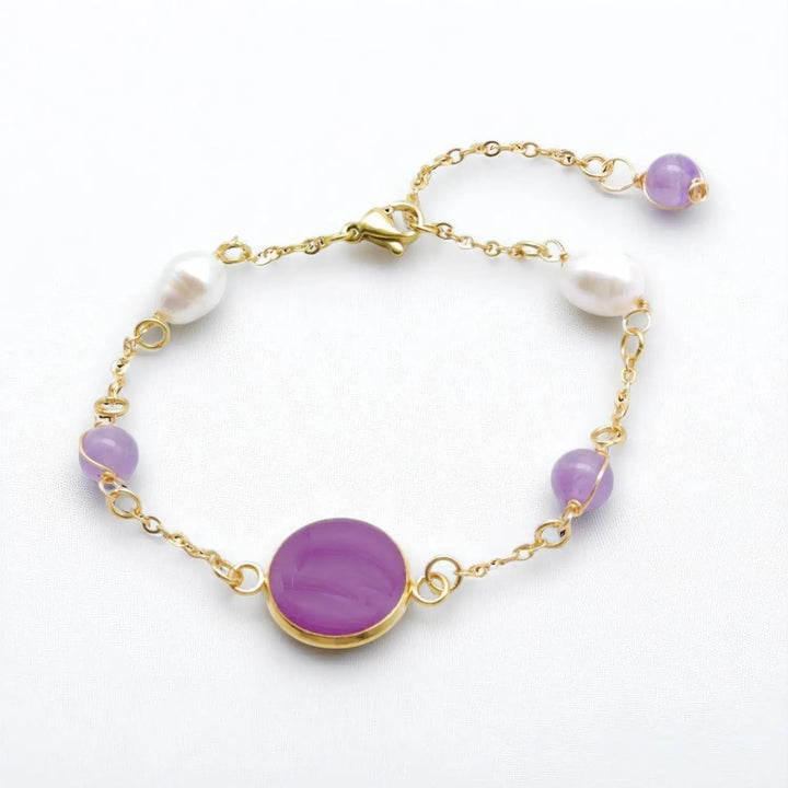 Amethyst Gem Chain - Ankerkette