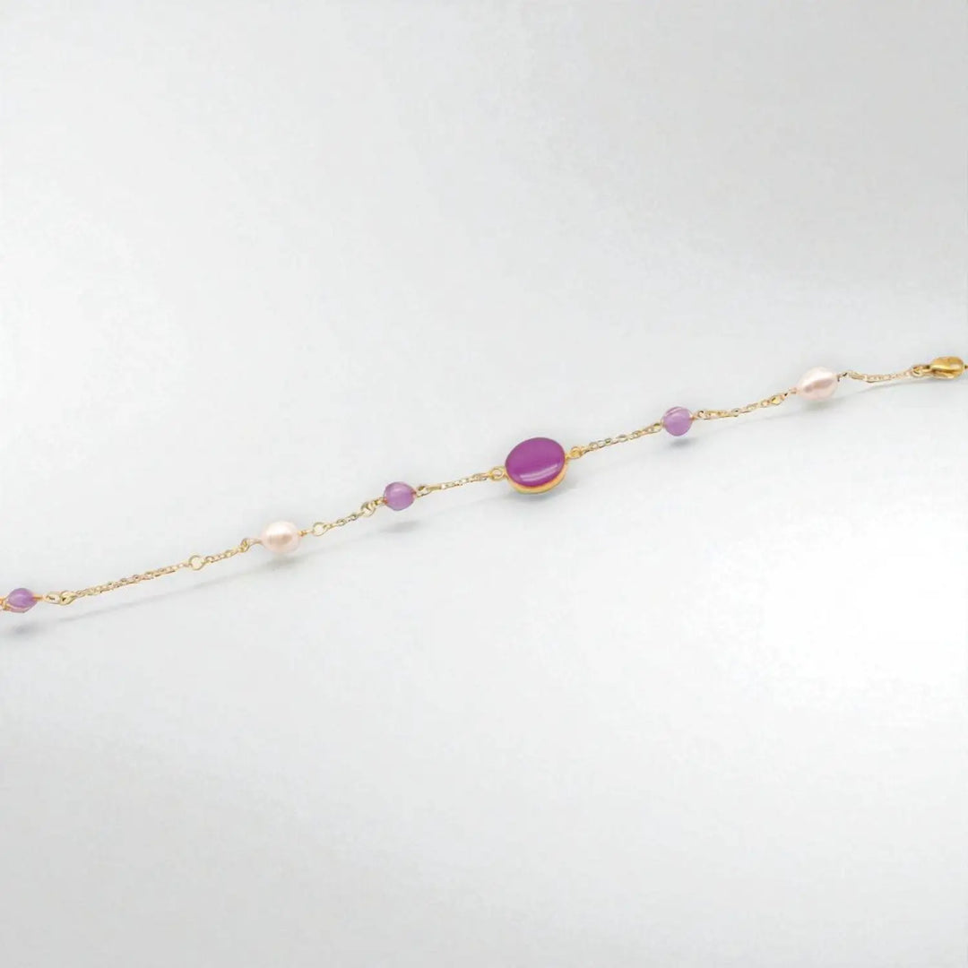 Amethyst Gem Chain - Ankerkette