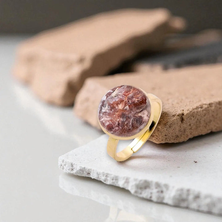 Amethyst Haze Ring - Unigröße (verstellbar)