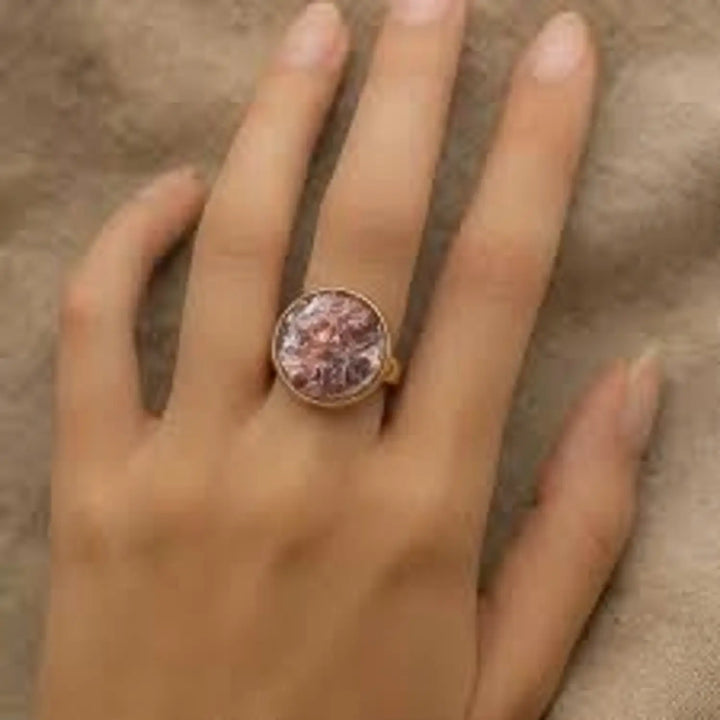Amethyst Haze Ring - Unigröße (verstellbar)