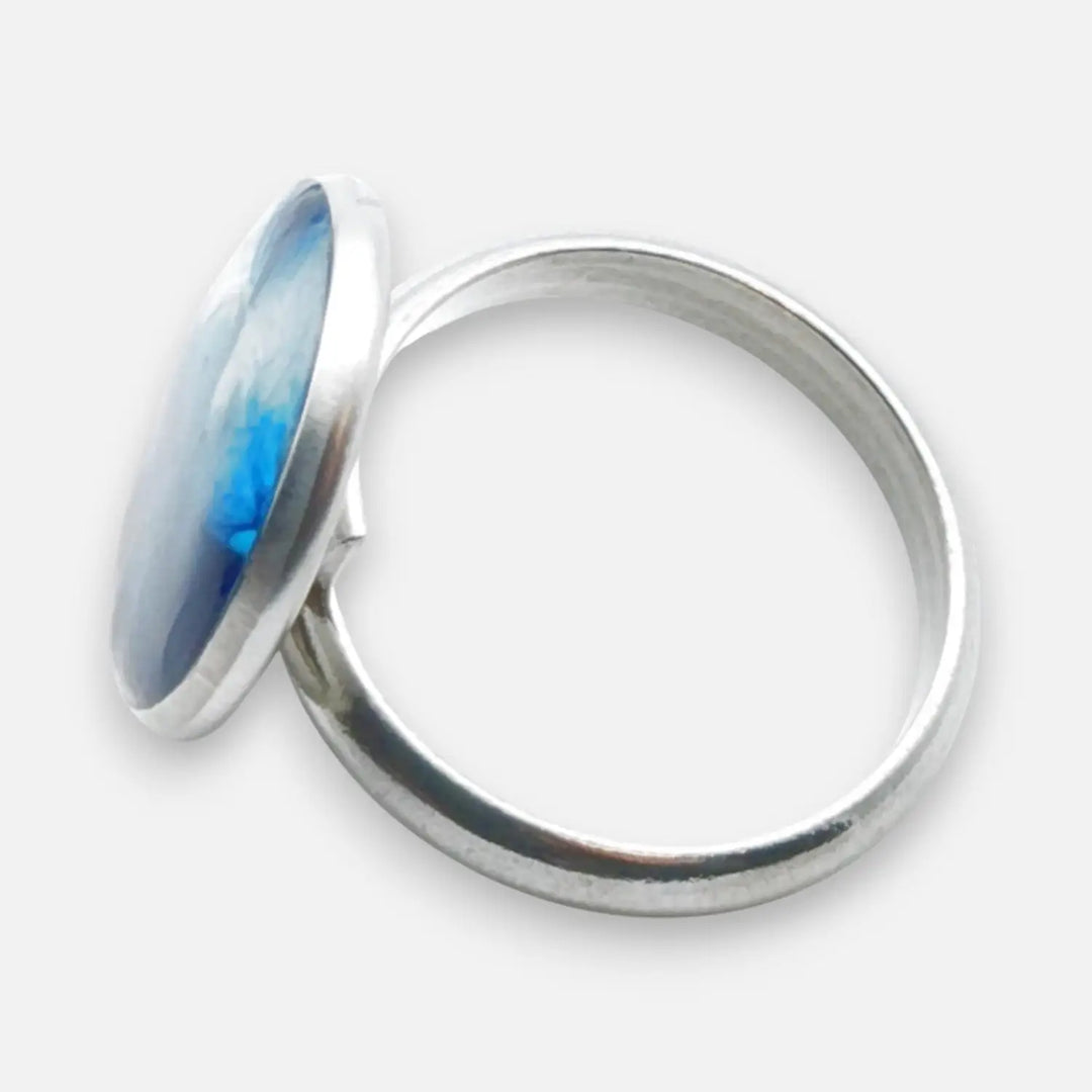 Arctic Blue Ring - Unigröße (verstellbar)