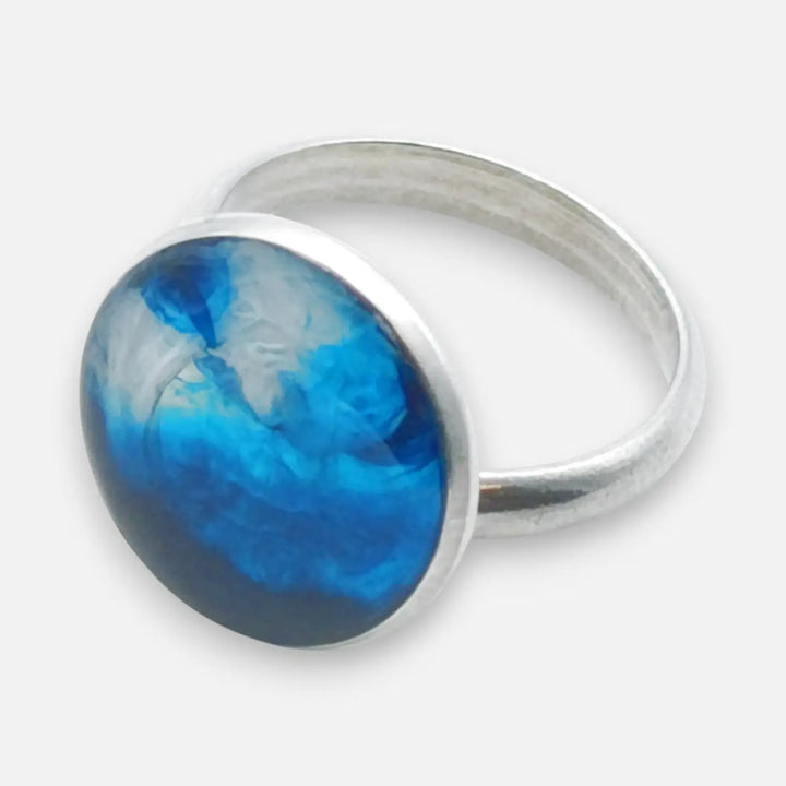 Arctic Blue Ring - Unigröße (verstellbar)