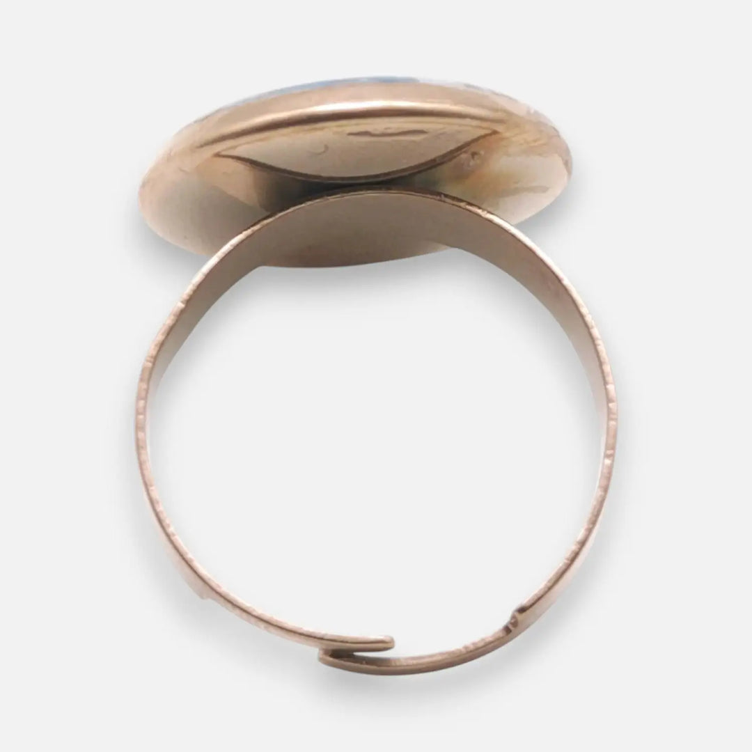 Azure Shine Ring - Unigröße (verstellbar)