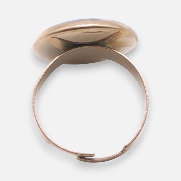 Azure Shine Ring - Unigröße (verstellbar)