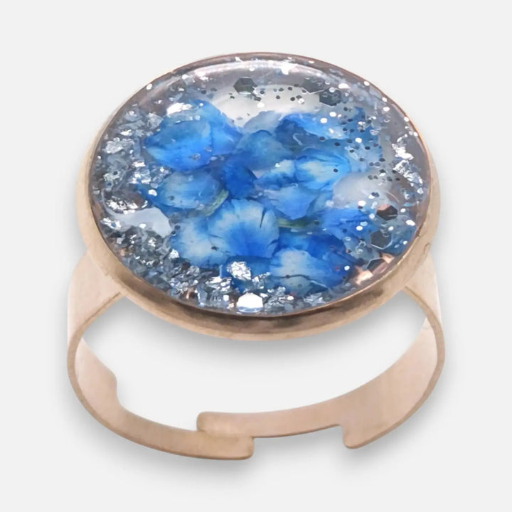 Azure Shine Ring - Unigröße (verstellbar)