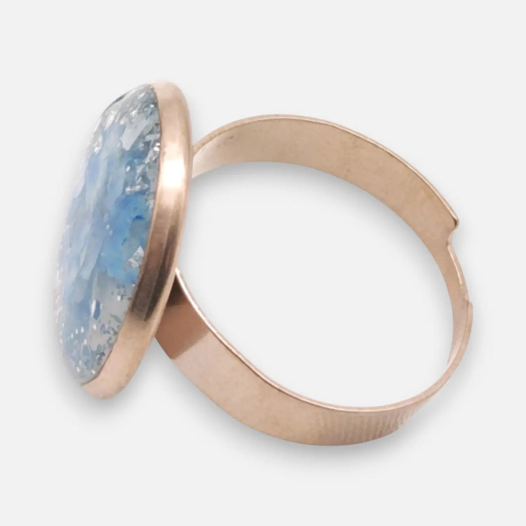 Azure Shine Ring - Unigröße (verstellbar)