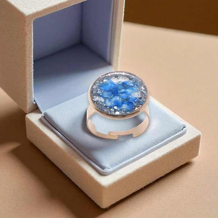 Azure Shine Ring - Unigröße (verstellbar)