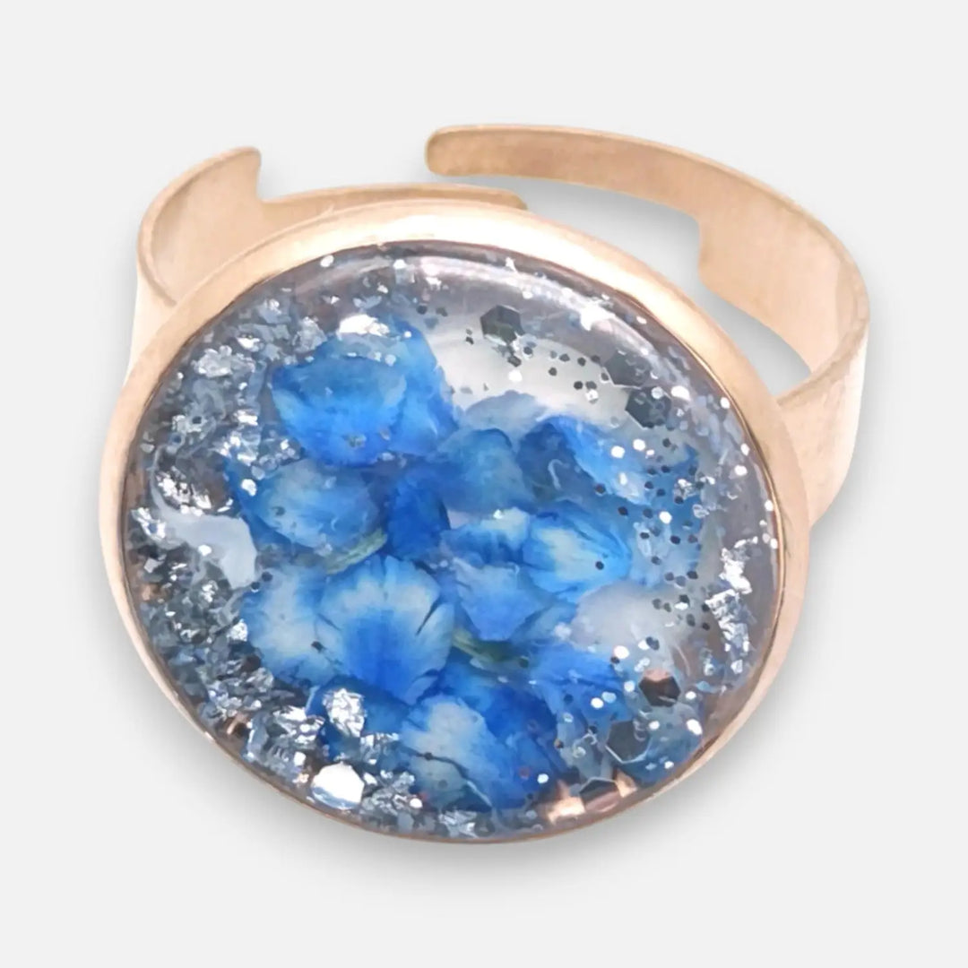 Azure Shine Ring - Unigröße (verstellbar)
