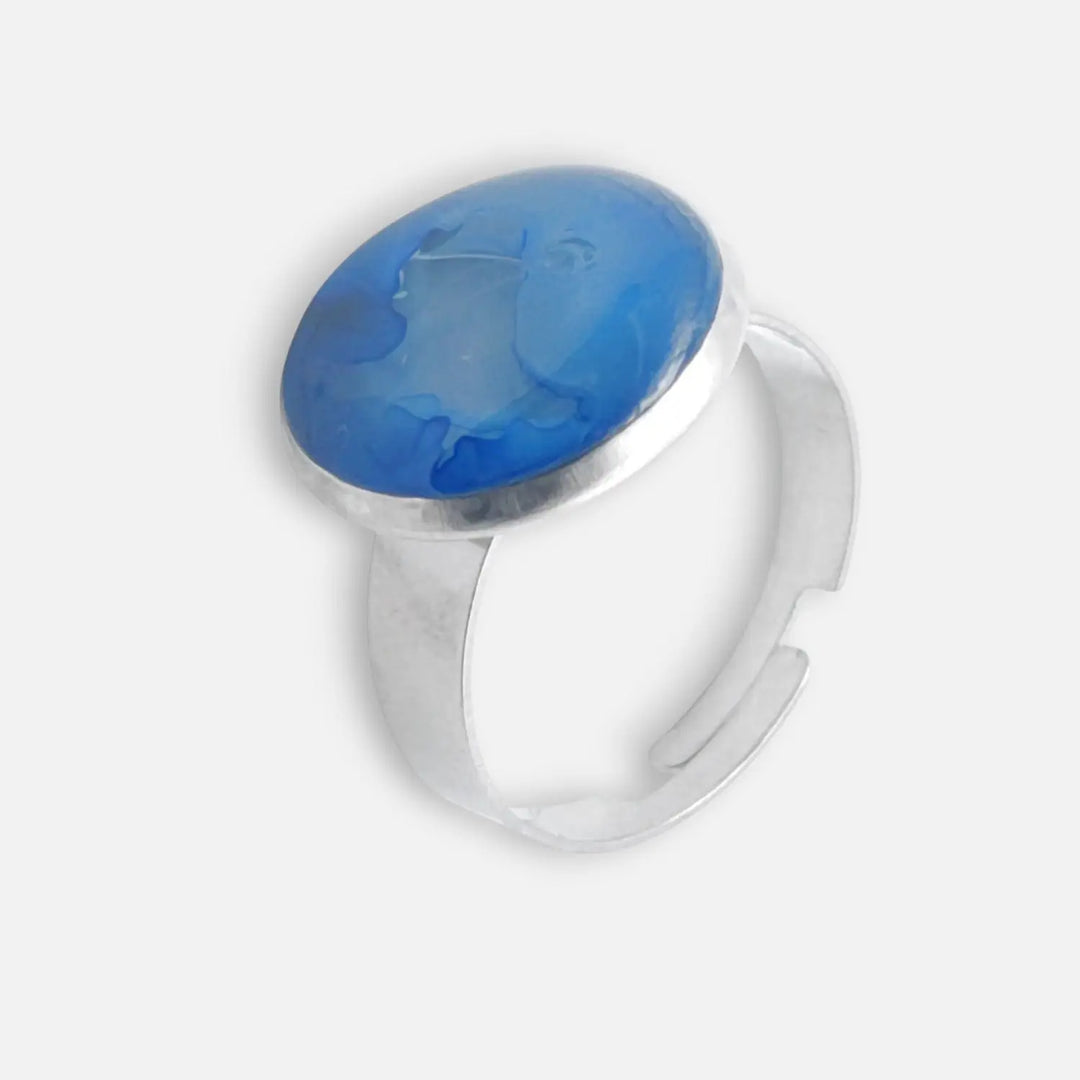 Azure Tide Ring - Unigröße (verstellbar)