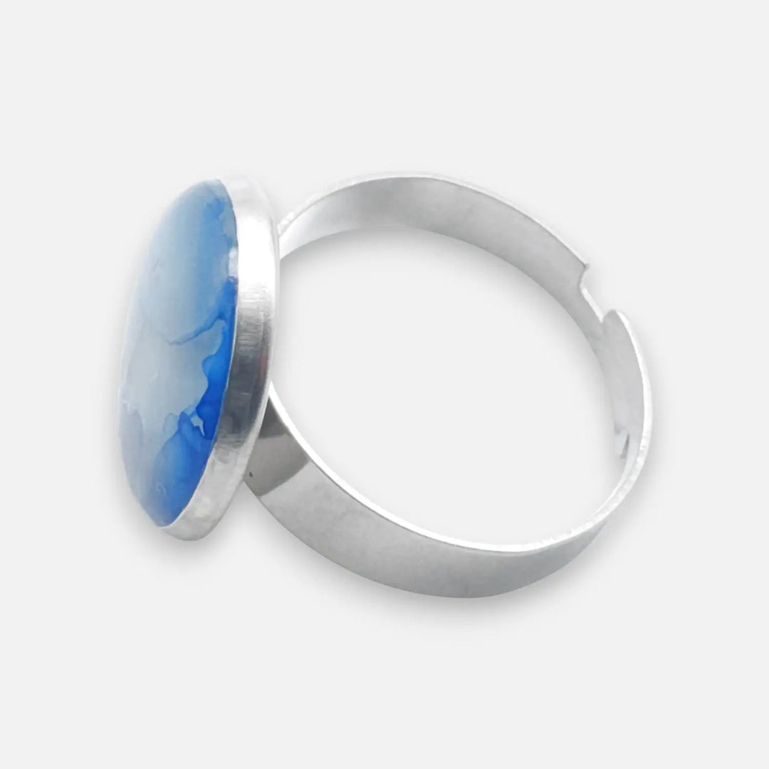 Azure Tide Ring - Unigröße (verstellbar)