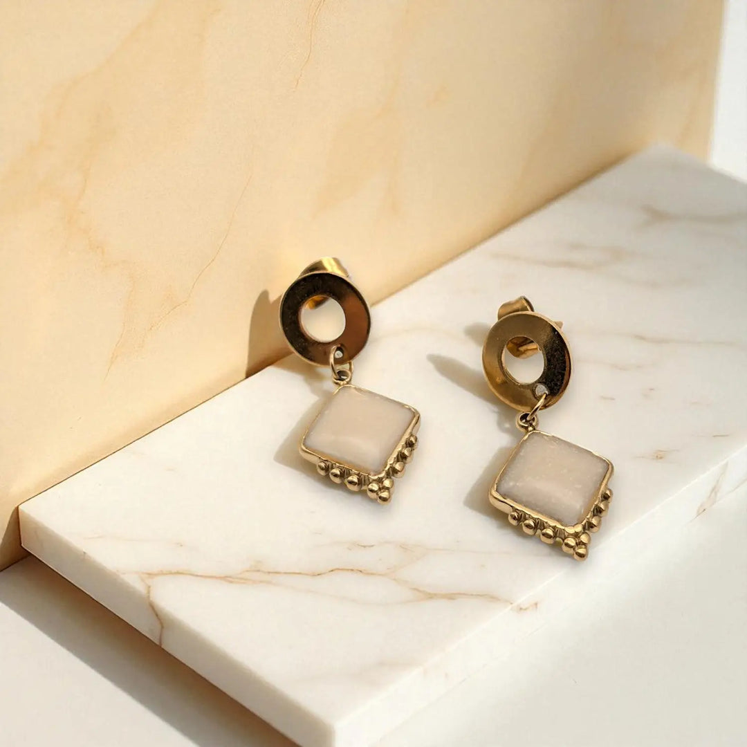 Beige Delight - Ohrstecker