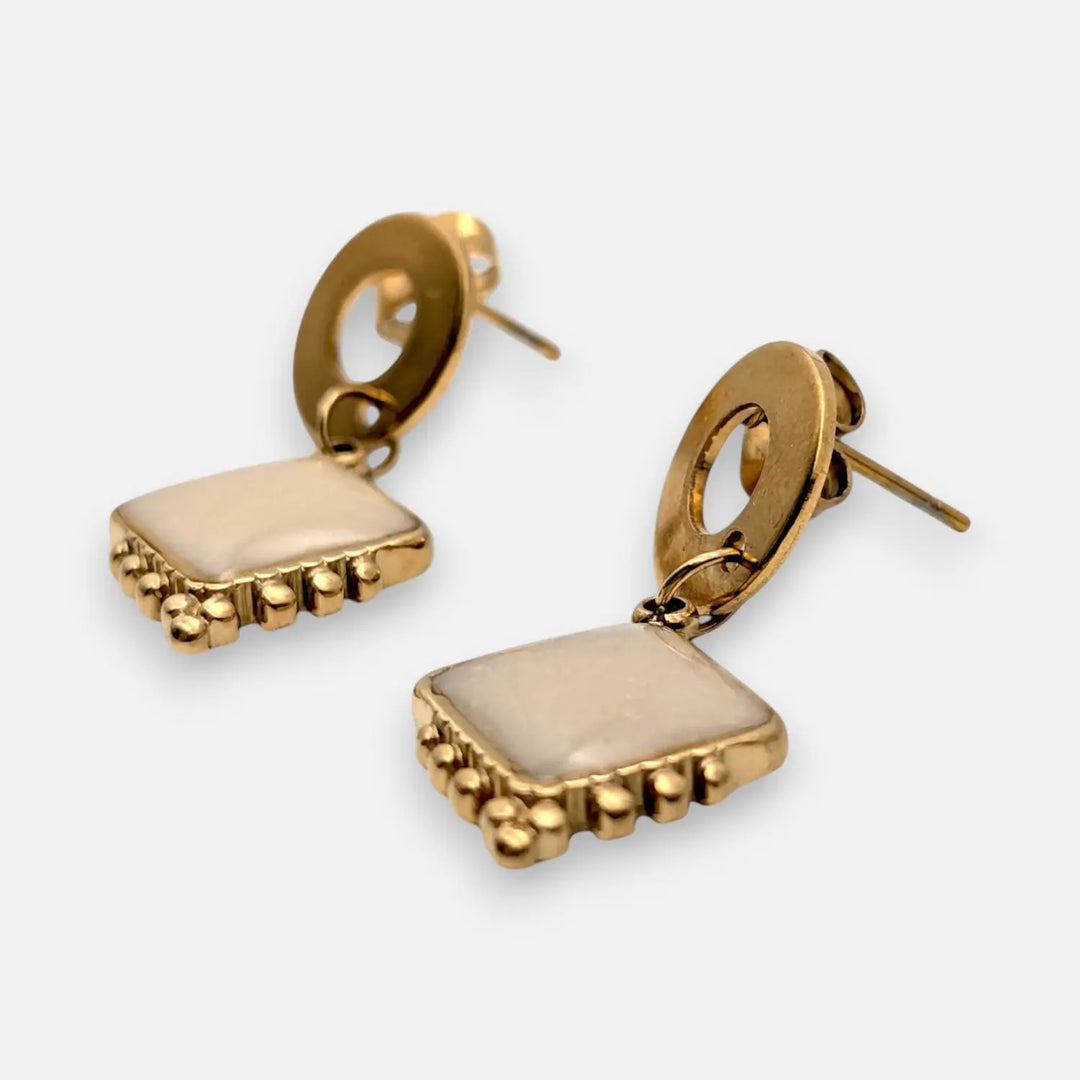 Beige Delight - Ohrstecker