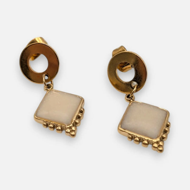 Beige Delight - Ohrstecker