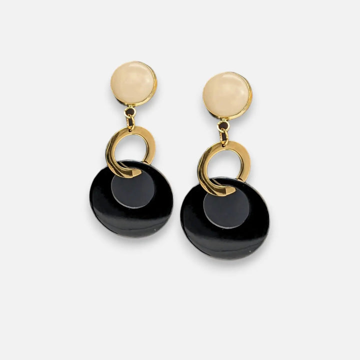 Beige Elegance Studs - Ohrstecker