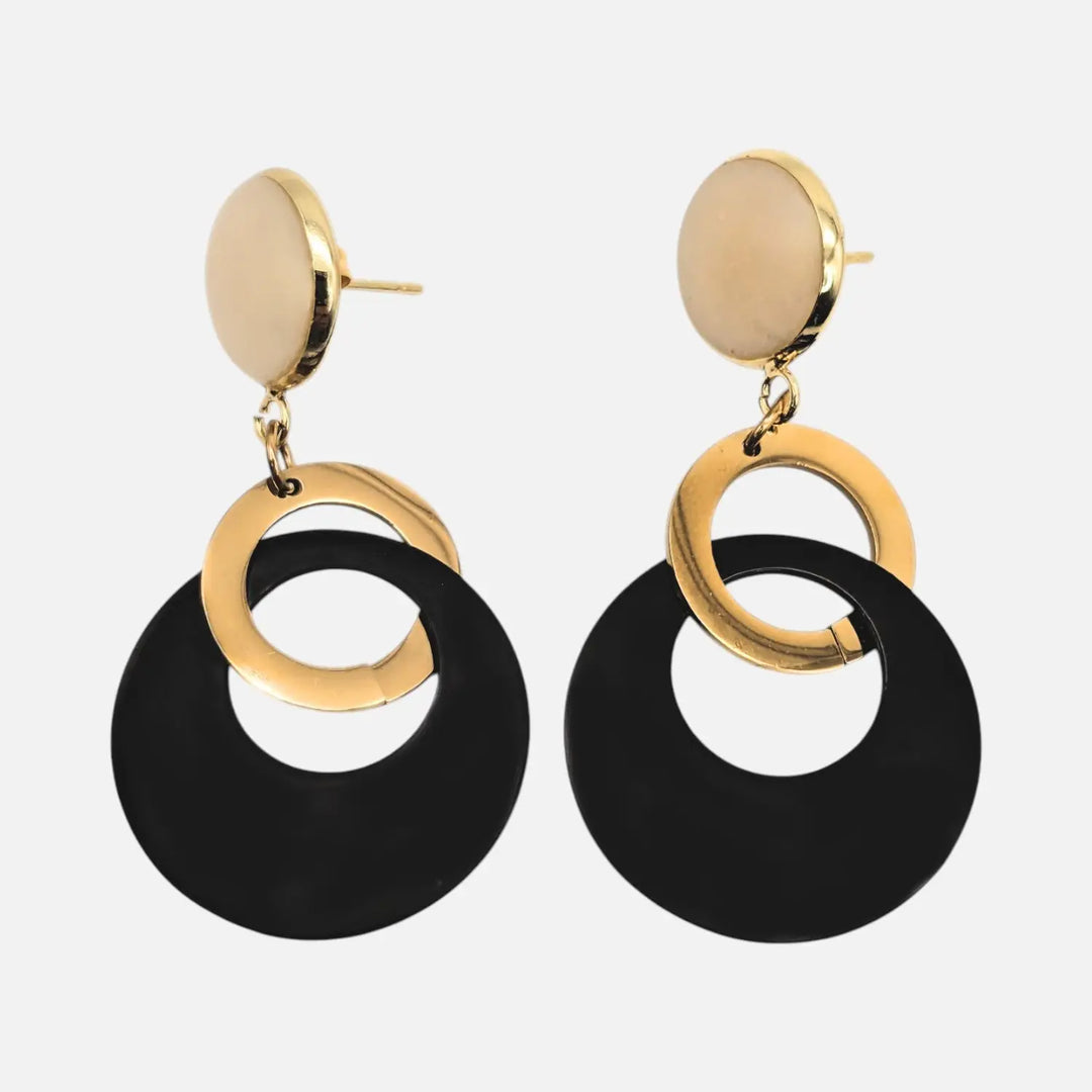 Beige Elegance Studs - Ohrstecker