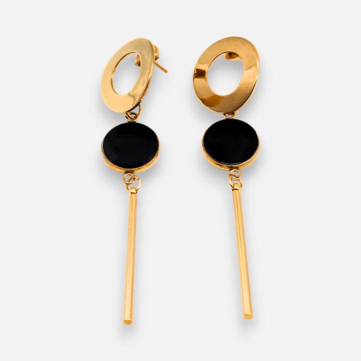 Black Gold Pendant - Ohrstecker