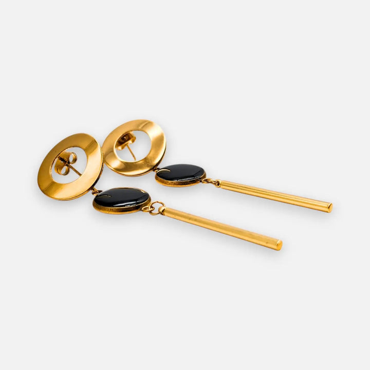 Black Gold Pendant - Ohrstecker