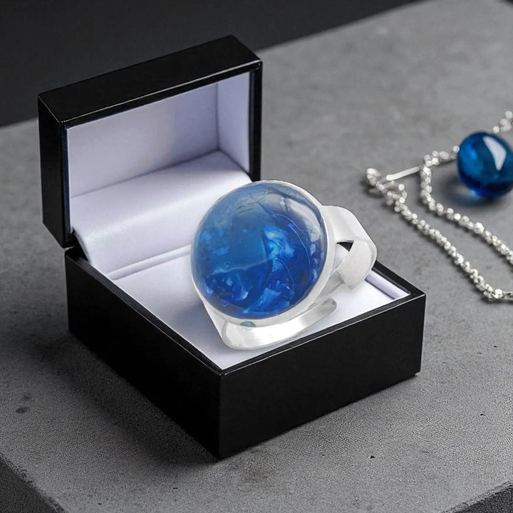 Blue Breeze Ring - Unigröße (verstellbar)