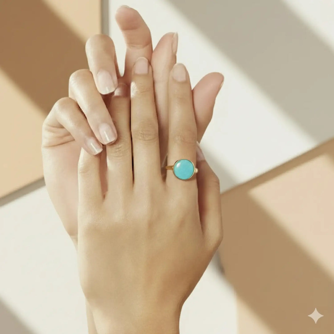 Blue Crest Ring - Unigröße (verstellbar)