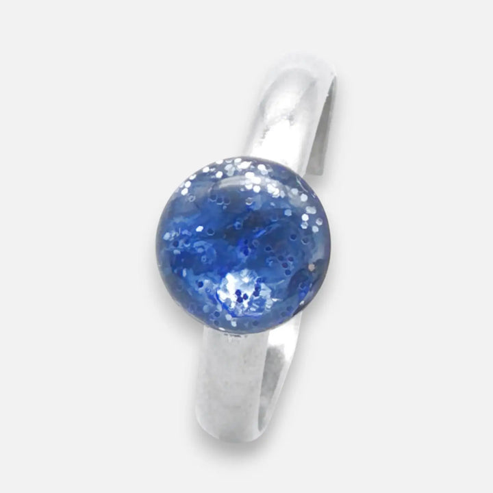 Blue Micro Ring - Unigröße (verstellbar)