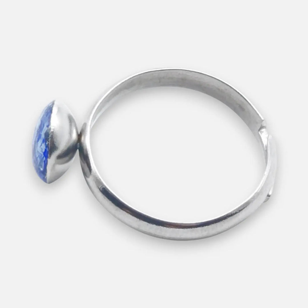 Blue Micro Ring - Unigröße (verstellbar)