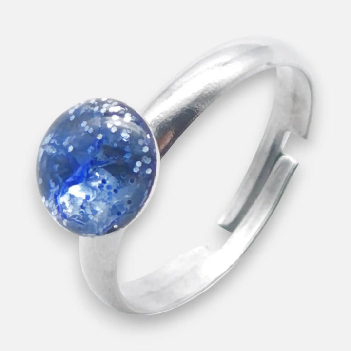 Blue Micro Ring - Unigröße (verstellbar)