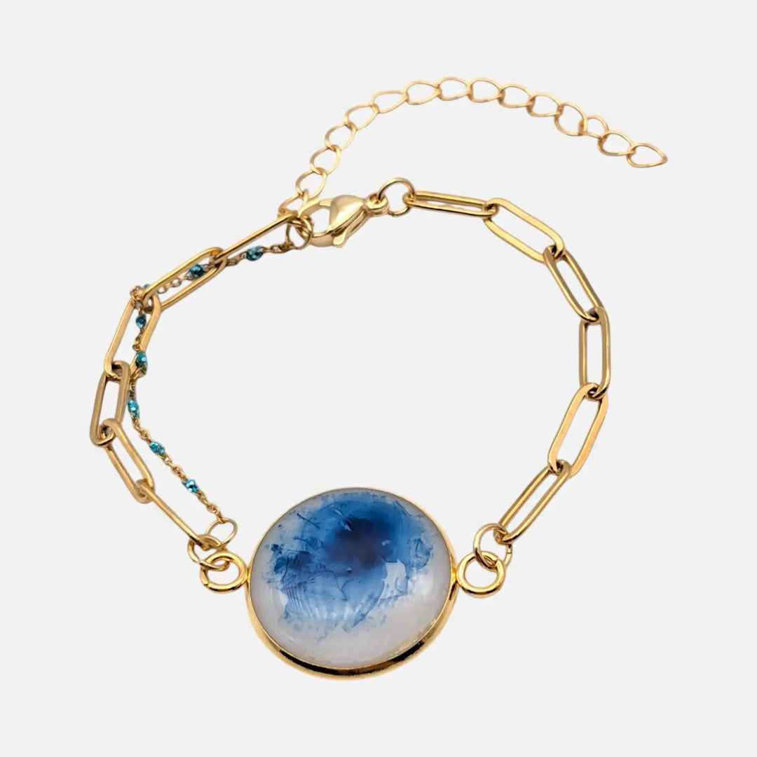 Blue Serenity - Paperclip/Emaille